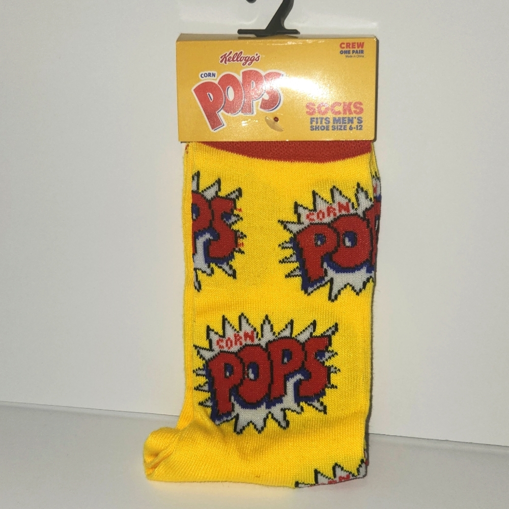 Kellogg's Corn Pops Crew Socks/ Graphic Novelty Crew Socks